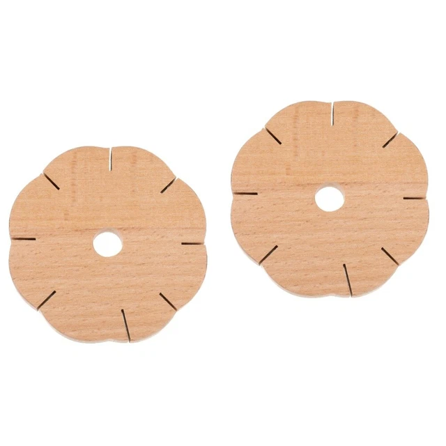 2 piezas máquina de tejer cable cable trenzado disco suministros trenzado herramienta trenza redonda