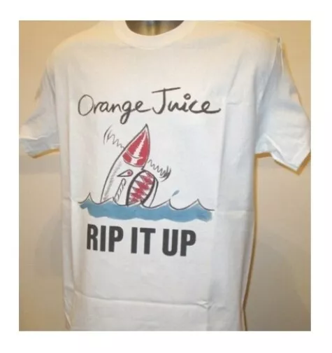 T-Shirt orange Juice Rip It Up New Wave Music Indie Post Punk aztekische Kamera W381