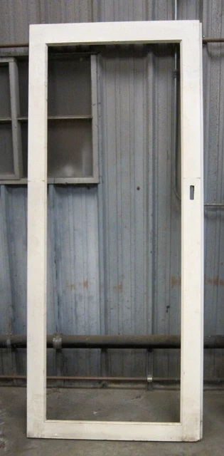 Vintage Old Wood Wooden Mid Century Storm Screen Door
