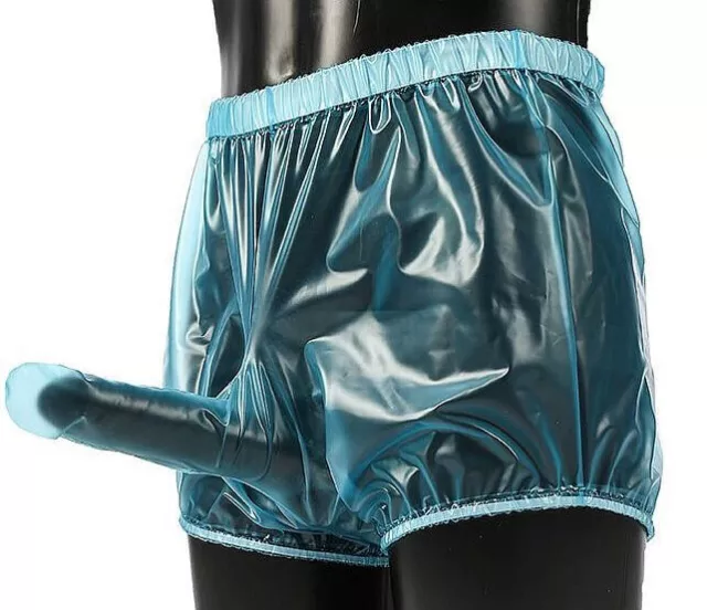 Penis Slip PVC Pants Hose Kondom Penispanty Penishülle Fetish Rubber Latex Maske