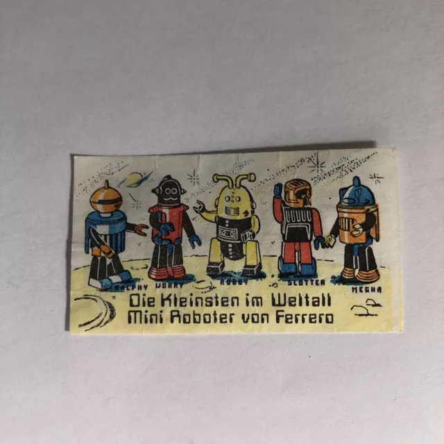 Üei Kinder Ferrero Steckfiguren Die Kleinsten Im Weltall 1987 BPZ 626384 Worry