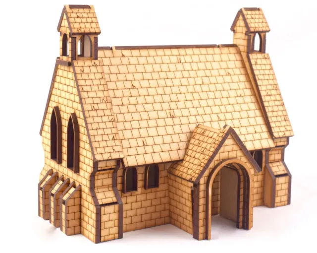 WWG Medieval Town Chiesa - 28mm Wargame Terrain Modello Diorama