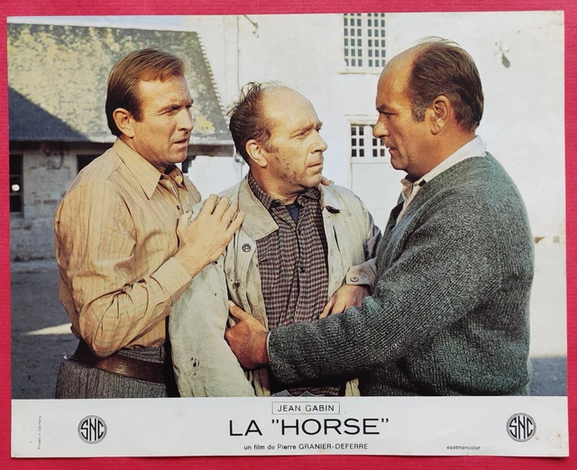 PHOTO EXPLOITATION CINÉMA Film LA HORSE avec Jean GABIN Christian