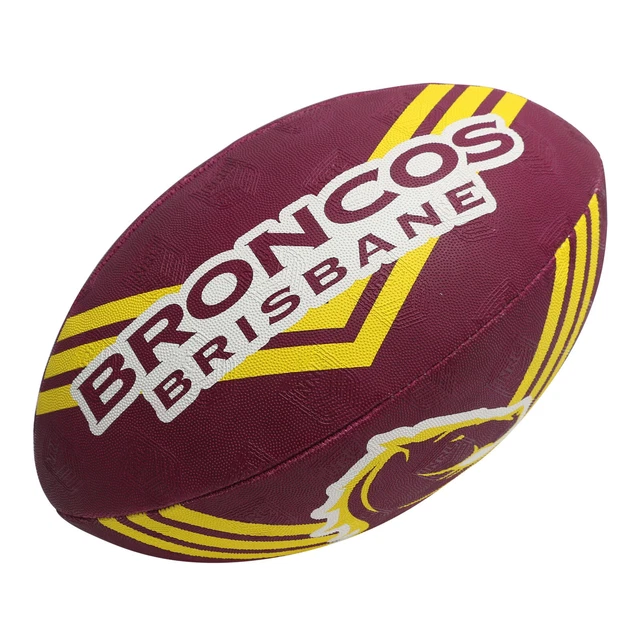 BRISBANE BRONCOS 2023 NRL Steeden Rugby League Football Size 5! £30.25