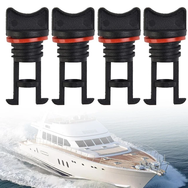 4PCS Replacement Bungs For Marine Boat Drain Bung Plugs Standard Coarse Thread