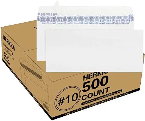 #10 Security Self-Seal Envelopes No.10 Windowless Bussiness Envelopes Securit...