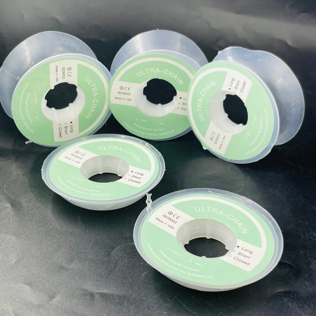 5 Rolls Dental Orthodontic Elastic Ultra Power Chain Long Type Rubber Band