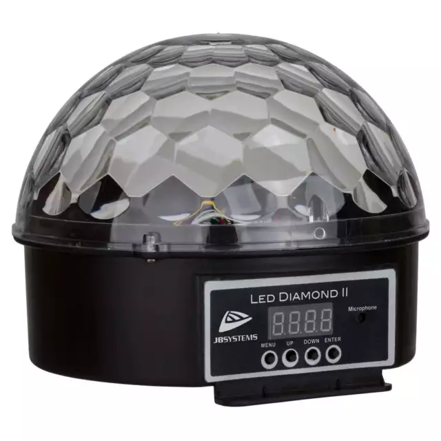 JB Systems LED Diamond II Crystal Ball LED-Effekt RGBW DMX Club DJ Lichtstrahlen