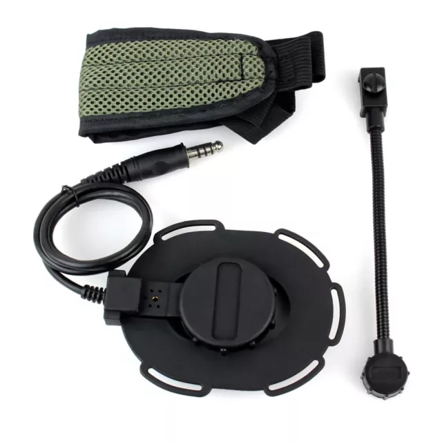 Z Tactical Earpiece Headset Headphone Airsoft Mic Radio For Bowman Elite II HD03