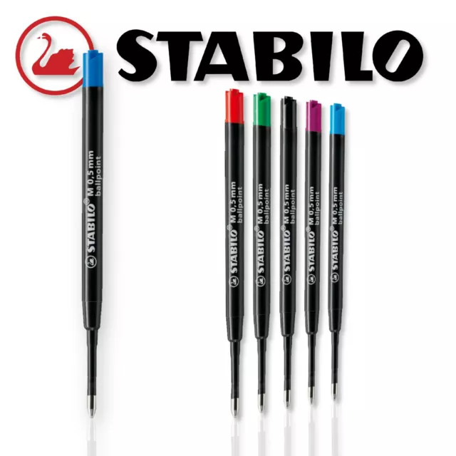 Stabilo ballpoint Großraummine mine refill Kugelschreiber pointball 0,5mm