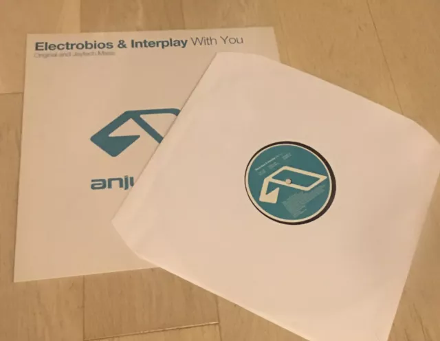 Electrobios & Interplay – With You 12" NEW Anjunadeep – ANJDEE-018 RARE TRANCE