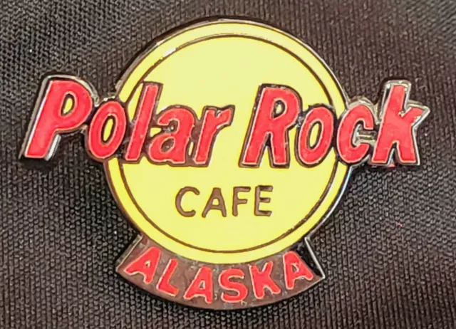 Vintage Polar Rock Cafe Pin from Juneau Alaska RARE Nice Condition