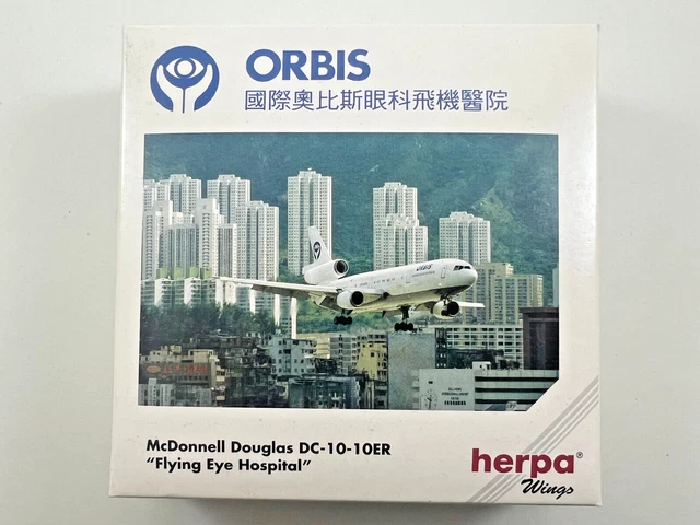 HERPA AMERICAN AIRLINES McDonnell Douglas DC 10-30 Plane 554770 Scale 1