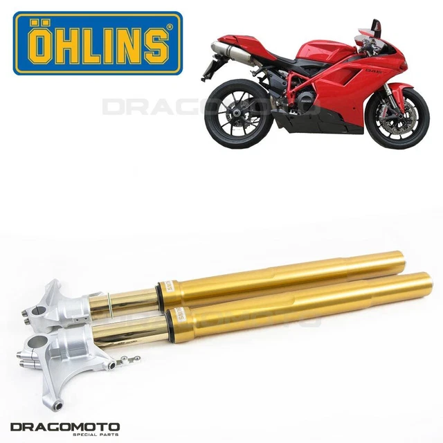 DUCATI 848 2008-2012 fork gold OHLINS FGRT 210 R&T 43 NIX