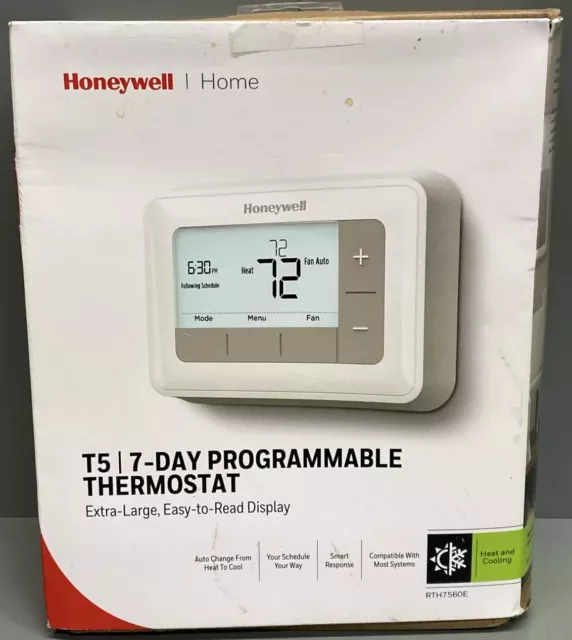 Honeywell Home T5 7-Day Programmable Thermostat RTH756OE