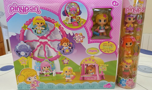 PIN Y PON Noria Parque Diversiones Famosa Nuevo 3 Mu ecas New