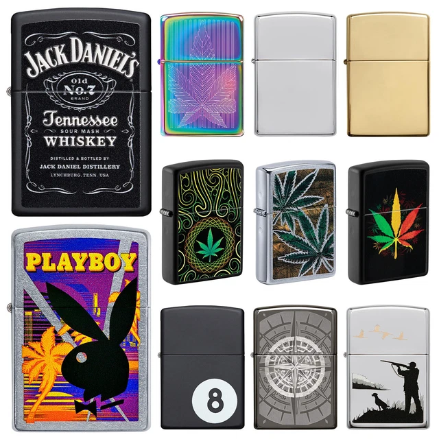 Genuine Zippo Cigarette Lighters Windproof Refillable Petrol Lighter New Designs