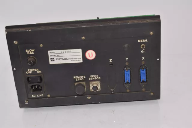 FUTABA CJ2004 Digital Readout Back Panel - For Parts