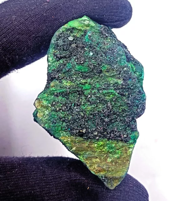 371.95 Ct Fabulous Green Emerald Uncut Rough EGL Certified Loose Gemstone OSM