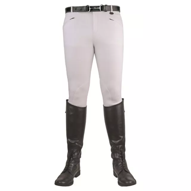 Mens Riding Jodhpur Breeches Gents Breathable Competition Pleats Trousers Pants