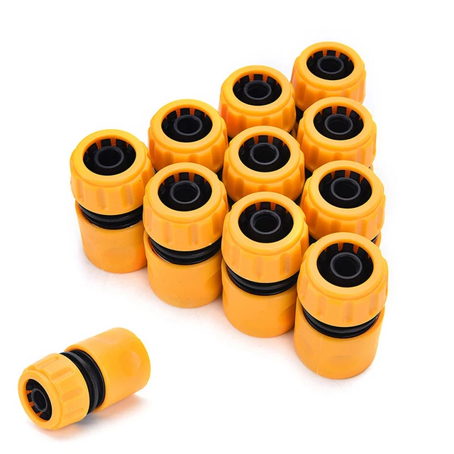 New ABS Garden Water Hose Pipe Connector Tubing Fitting Garden Wash Coupler . Sg