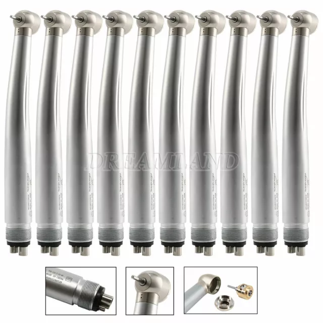 1-10Pcs Dental Fast High Speed Push Handpiece Fit NSK Pana Max Turbine 2/4Hole