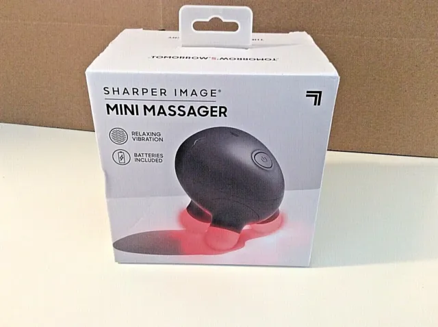 Sharper Image Mini Massager. Relaxing Vibration, New In Box