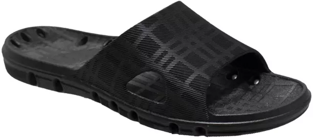 New Hypard AdTec Women's PVC Slide Sandal-Black