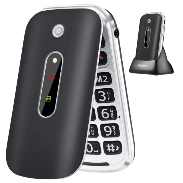 Téléphone Portable Senior débloqué avec Grandes Touches Touche d'Assistance