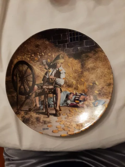 1981 Bradford Exchange Grimms Fairy Tales Rumpelstilzchen Collectors Plate