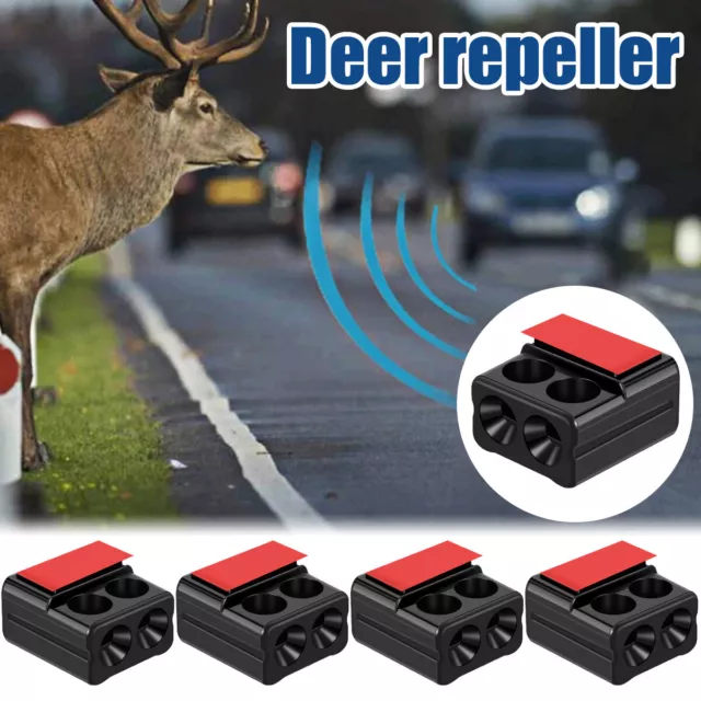 4Pcs Deer Warning Whistles Device Deer Repelling Whistles Physical Taxai