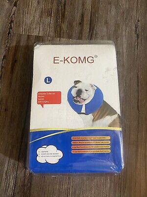 E-KOMG Dog Cone Size L Blue