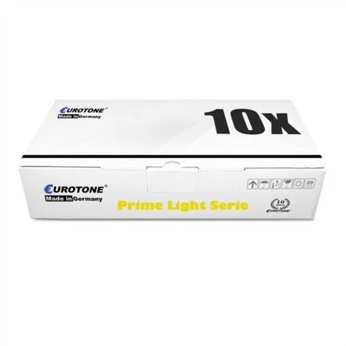 10x Prime Cartridge / Chip for Lexmark E-260-DN E-360-D E-460-DW E-360-DN