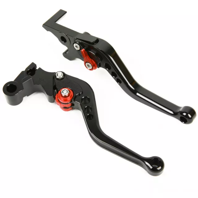 For Suzuki YZF R3/YZF R25/MT-03/MT-25/MT-02 Short Black Brake Clutch levers 2