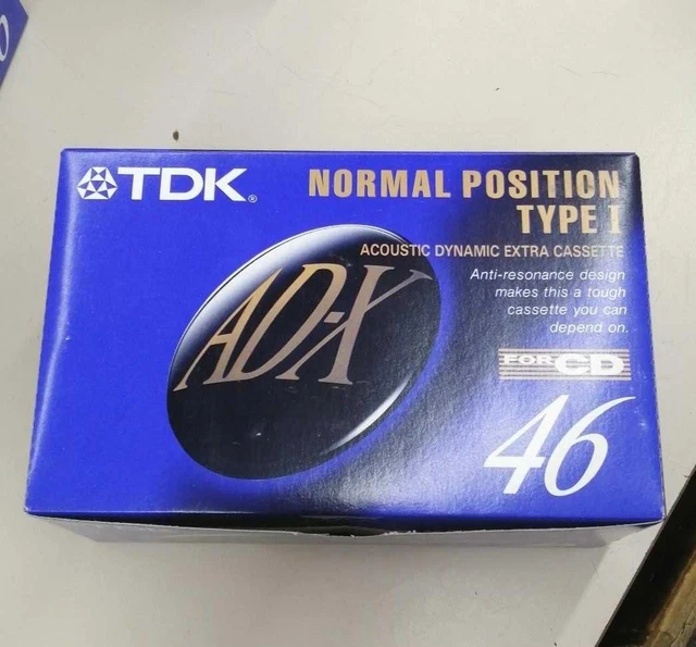 Nastro Audio Vuoto TDK Tipo I Alta Uscita 90 (Cassetta) Nuovo