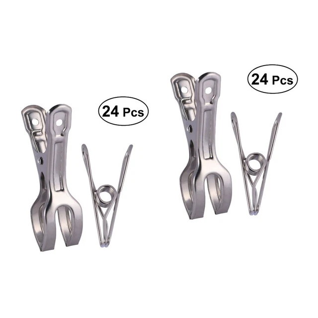 48 pz clip antiruggine asciugamano piscina grande calzino in metallo