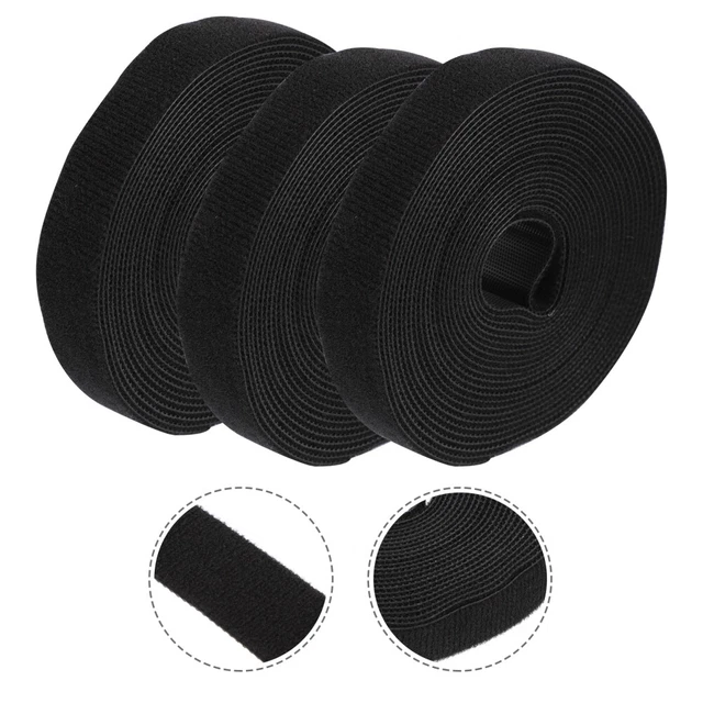3 Rolls K-Band Kabel-Organizer Mit Schwarzes Klebeband Netzteil