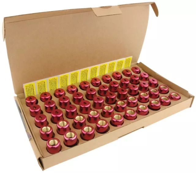(50) Locking Caps - Pink 410 Euro Cap - 5/16" Thread Used on Mini Splits