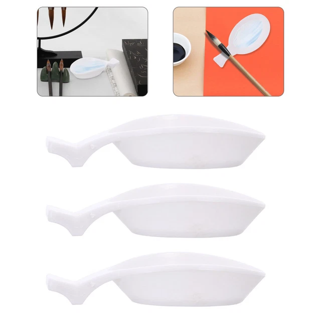 Plastik Palette Chinesische Tintenschale Tintenfass Kalligraphie Und Malerei