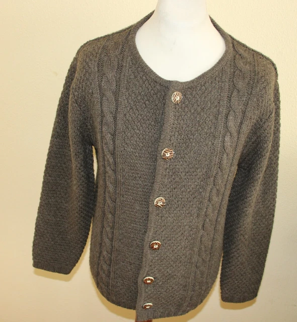 LANDHAUS STRICK ZOPF  30% WOLLE TIROLER TRACHTEN WALK JACKE  ca Gr. 52