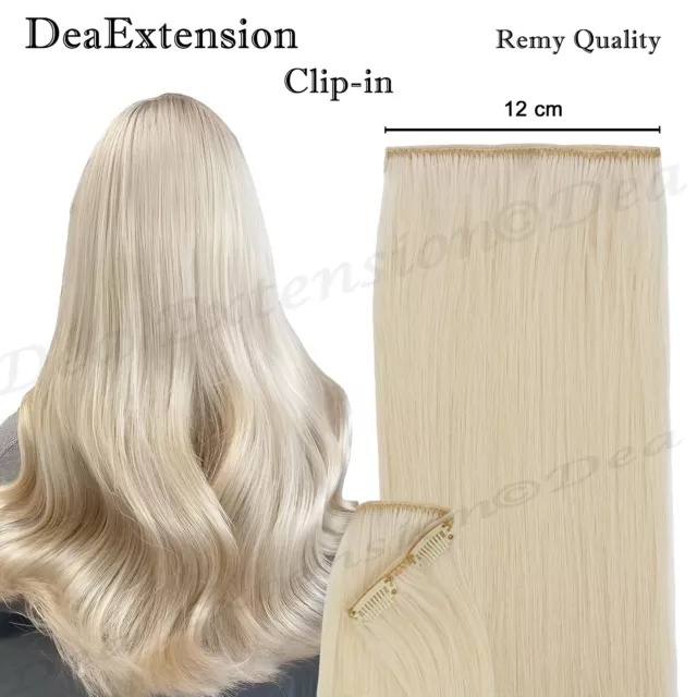 Extension Clip Capelli Veri Naturali Fascia 3 clip 12 cm 55 - 60 cm SEISETA Remy