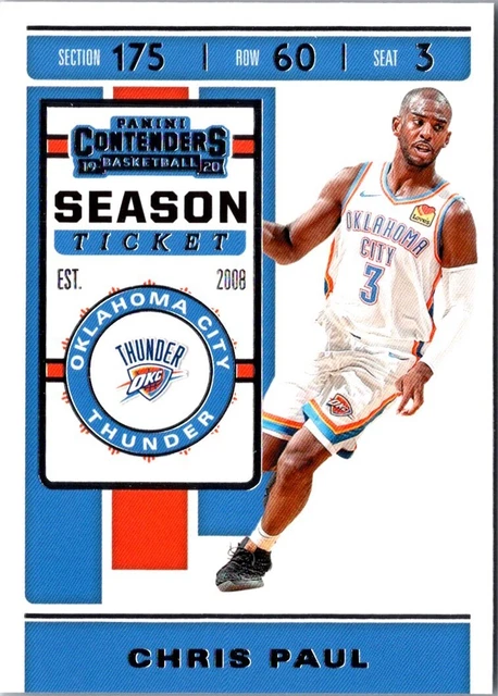 2018-19 Panini Contenders Chris Paul #5 Houston Rockets/Wake Forest Demon