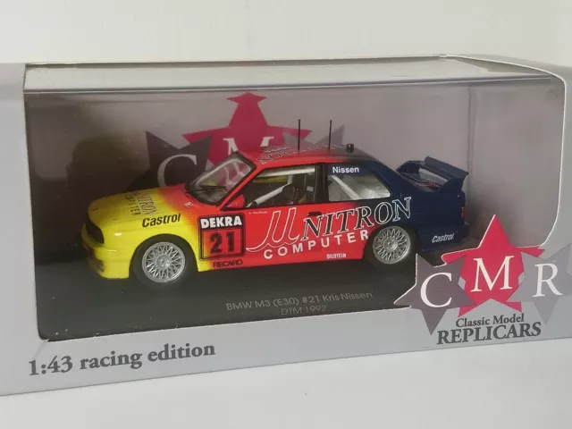 BMW  M3 (e30) #21 DTM Saison 1992 Kris Nissen 1/43 CMR