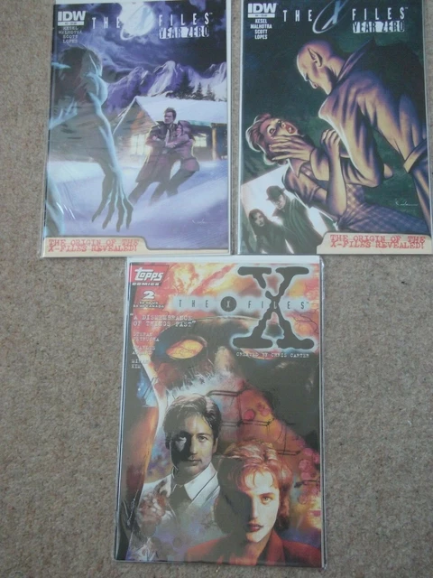 The X Files Topps Comics Bundle - Special Numbered Edition, Special Edition etc