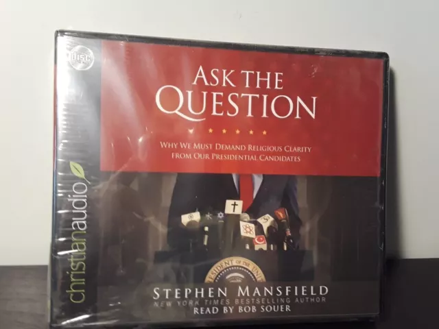 Ask the Question by Stephen Mansfield (CD Audiobook, 2016, Unabridged) New