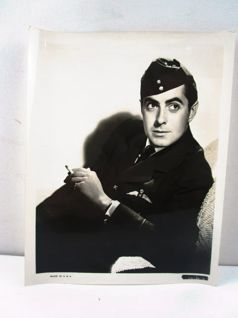 1940'S ACTOR TYRONE Power Vintage 10" x 8" MGM Press Release Photograph ...