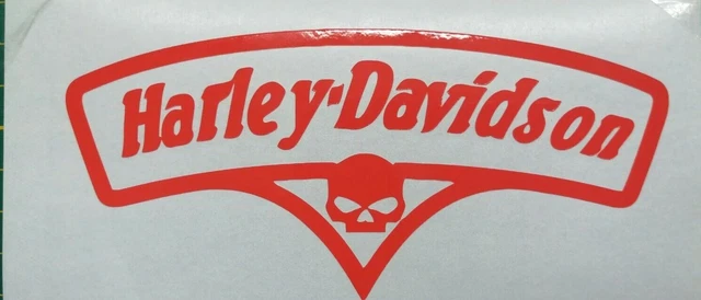 Harley Davidson helmet sticker in various colors 14 × 6.5 NEW!!TOP !!!