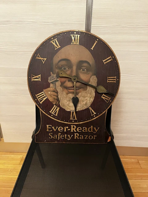 Ever-Ready Safety Razor advertising Clock 1920