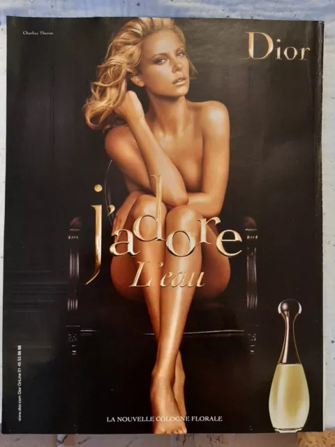 PUBLICITÉ DE PRESSE 2003 J'adore Par Dior Présenté Par Carmen Kaas EUR 3,00  - PicClick FR
