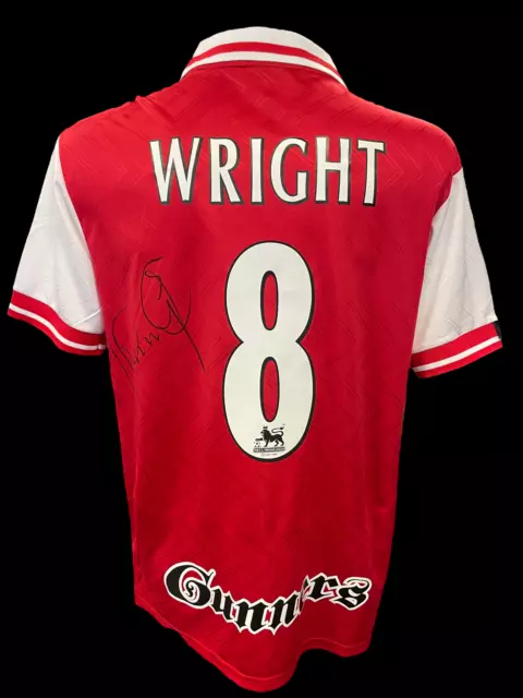 Ian Wright Signed Arsenal Fc 1997 Home Shirt